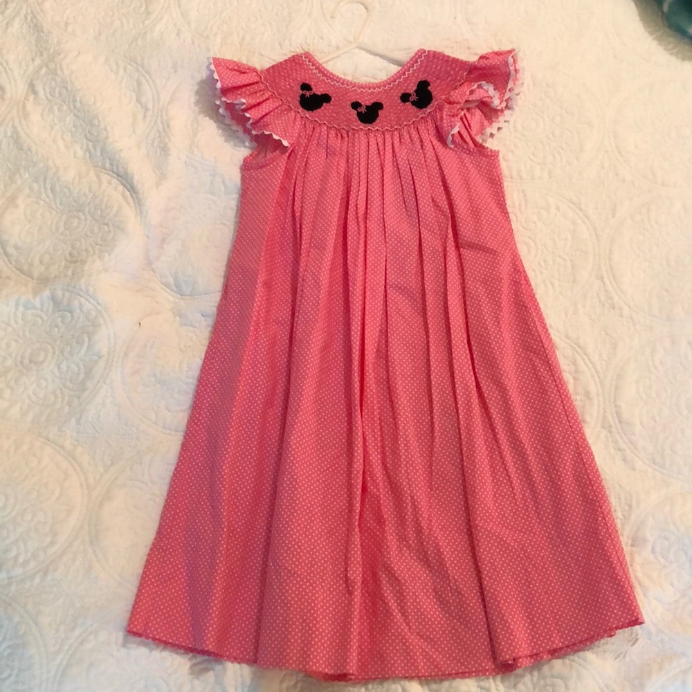 Minnie Mouse smocked dress